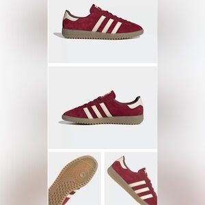 Adidas Bermuda Sneakers Collegiate Burgundy Size 37 (230mm)